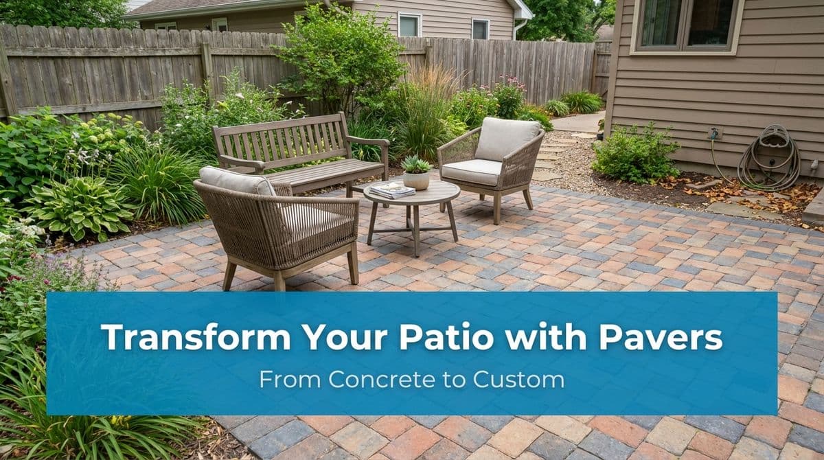 Featured post - Replacing a Small Concrete Patio With Pavers